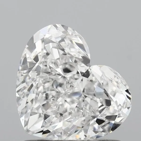1.28ct HEART E VS1 Lab diamond