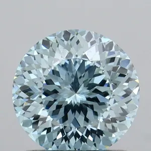 1ct ROUND Fancy Intense Blue VS1 Coloured Lab diamond