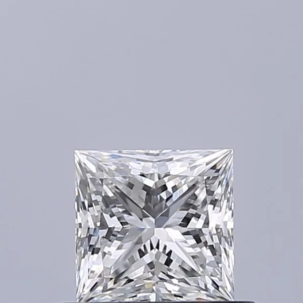 0.58ct PRINCESS F VVS1 Natural diamond