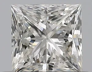 0.4ct PRINCESS H VVS1 Natural diamond