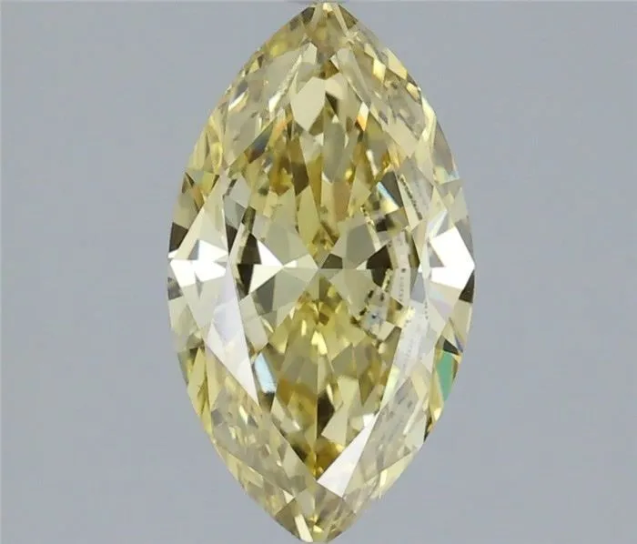1.42ct MARQUISE Fancy Intense Yellow VS1 Coloured Lab diamond