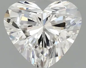 0.96ct HEART F VVS1 Lab diamond