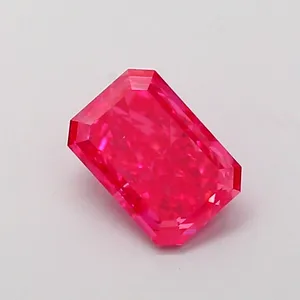 1.06ct RADIANT Fancy Vivid Pink VVS2 Coloured Lab diamond