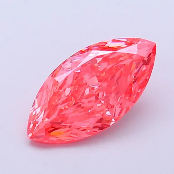 2.26ct MARQUISE Fancy Vivid Pink VS1 Coloured Lab diamond