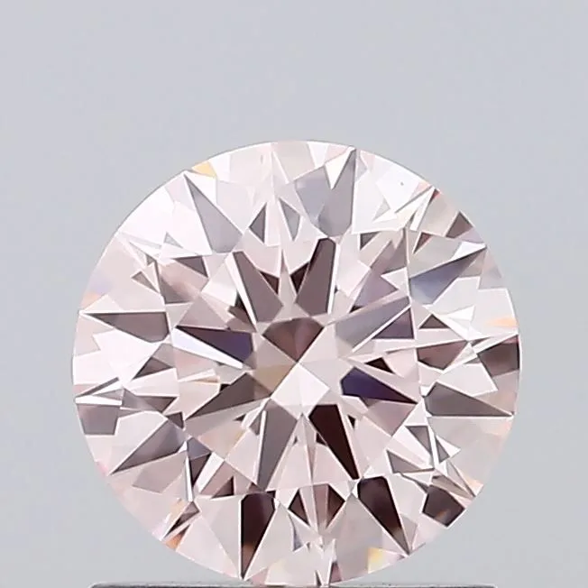 1.00ct ROUND Fancy Intense Pink VVS2 Coloured Lab diamond