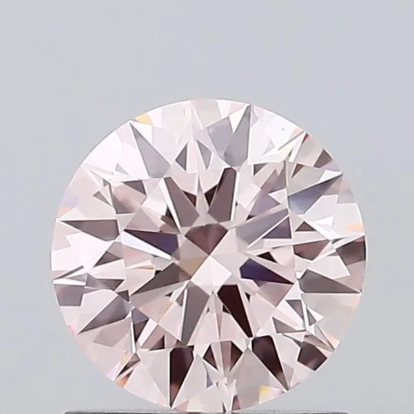 1ct ROUND Fancy Intense Pink VVS2 Coloured Lab diamond