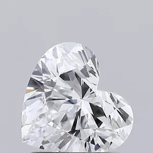 1ct HEART D VVS1 Lab diamond