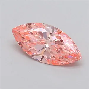 2.05ct MARQUISE Fancy Vivid Pink VVS2 Coloured Lab diamond