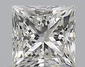 0.65ct PRINCESS H VVS1 Natural diamond