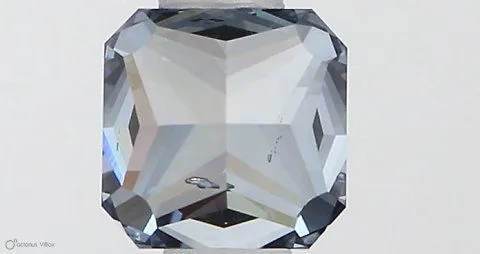 0.51ct RADIANT Fancy Vivid Blue SI2 Coloured Lab diamond