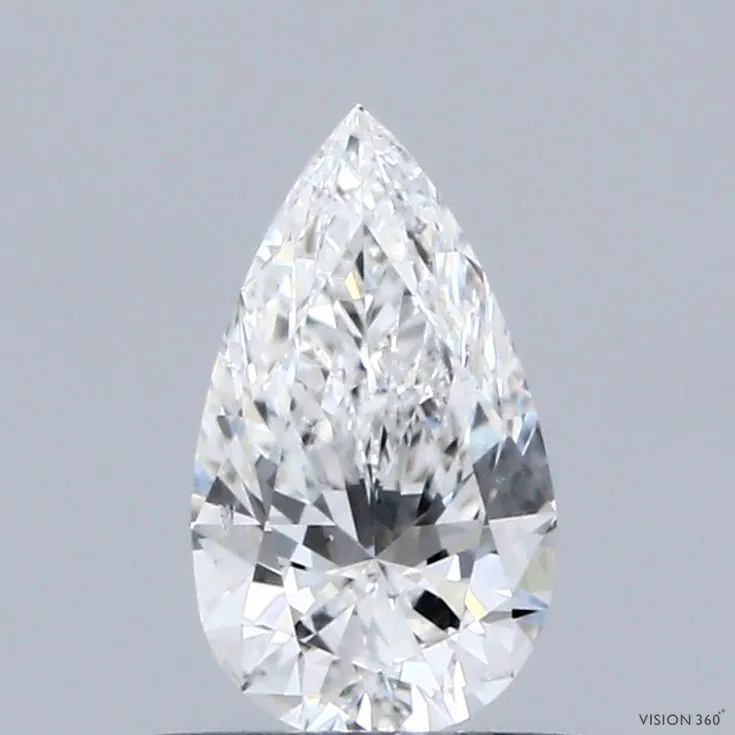 0.50ct PEAR F SI1 Natural diamond