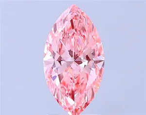 2ct MARQUISE Fancy Vivid Pink VS1 Coloured Lab diamond
