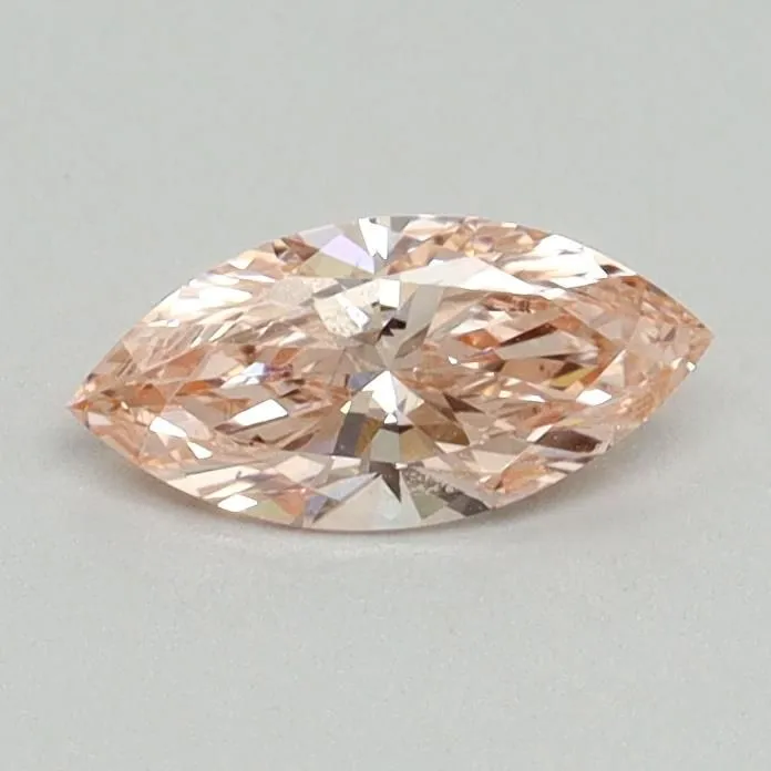 0.40ct MARQUISE Fancy Vivid Pink VS2 Coloured Lab diamond