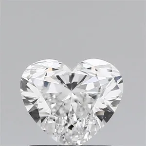 0.91ct HEART E VS2 Natural diamond
