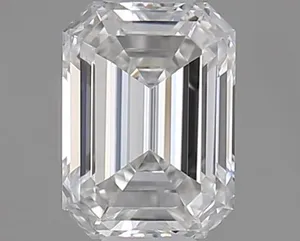 0.42ct EMERALD E IF Natural diamond