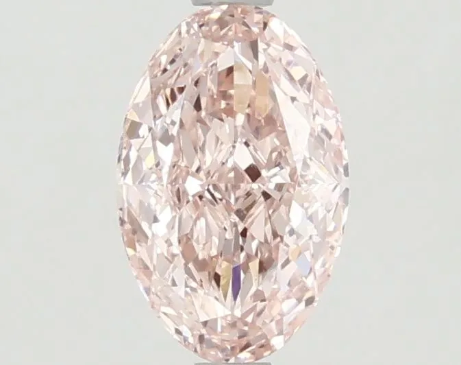 1.20ct OVAL Fancy Vivid Pink VS1 Coloured Lab diamond