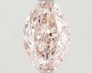 1.2ct OVAL Fancy Vivid Pink VS1 Coloured Lab diamond