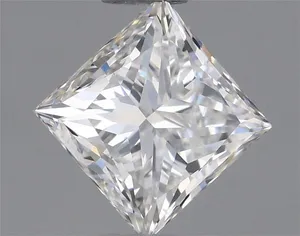 0.58ct PRINCESS H VVS2 Natural diamond