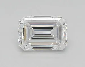 0.57ct EMERALD D VVS1 Lab diamond