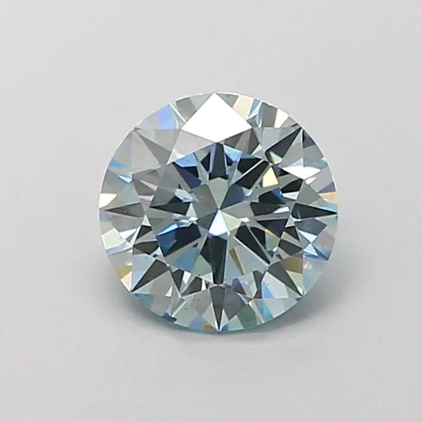 1.2ct ROUND Fancy Intense Blue VS2 Coloured Lab diamond
