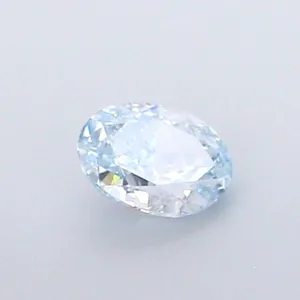 1.14ct OVAL Fancy Blue VS1 Coloured Lab diamond