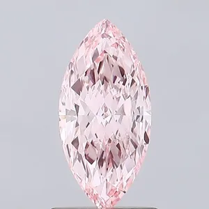 1.19ct MARQUISE Fancy Vivid Pink VVS2 Coloured Lab diamond
