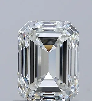 0.71ct EMERALD H VVS2 Natural diamond