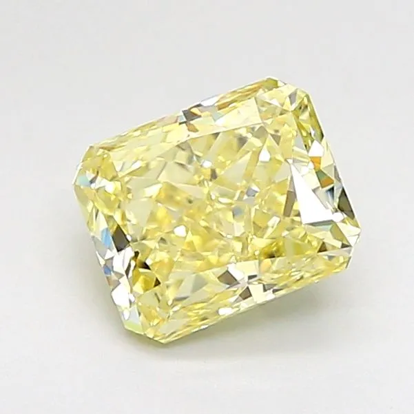 1.06ct RADIANT Fancy Yellow VVS2 Coloured Lab diamond