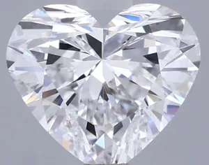 1.1ct HEART D VVS1 Lab diamond
