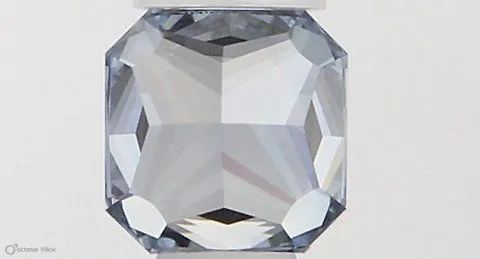 0.34ct RADIANT Fancy Vivid Blue VVS2 Coloured Lab diamond