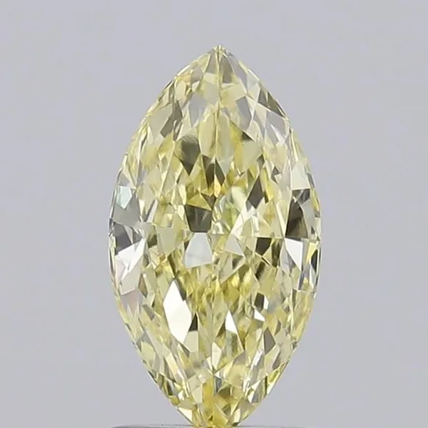 1.09ct MARQUISE Fancy Intense Yellow VVS2 Coloured Lab diamond