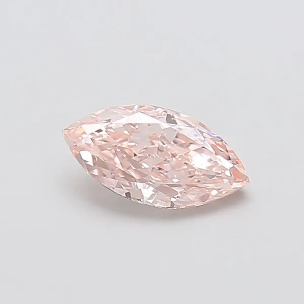 1.15ct MARQUISE Fancy Brownish Pink VVS2 Coloured Lab diamond