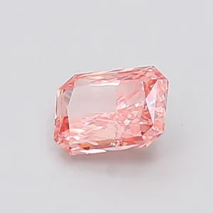 1.01ct RADIANT Fancy Vivid Pink VS2 Coloured Lab diamond
