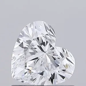 0.77ct HEART D IF Lab diamond