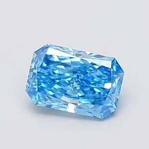 1.01ct RADIANT Fancy Vivid Blue VS1 Coloured Lab diamond