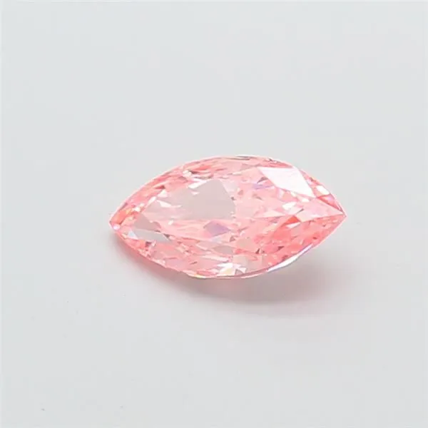 1.01ct MARQUISE Fancy Vivid Pink VS1 Coloured Lab diamond