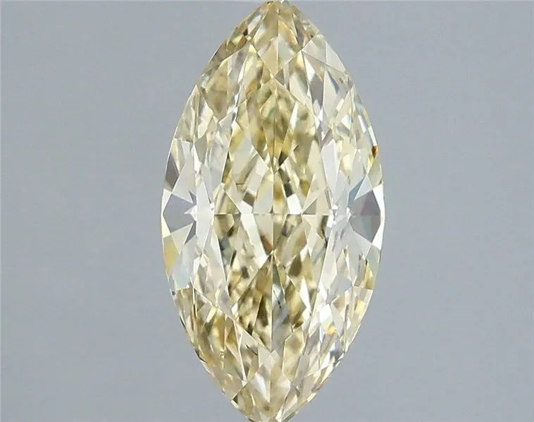 1.59ct MARQUISE Fancy Yellow VS2 Coloured Lab diamond
