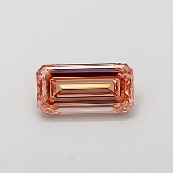1.05ct EMERALD Fancy Intense Pink VVS2 Coloured Lab diamond