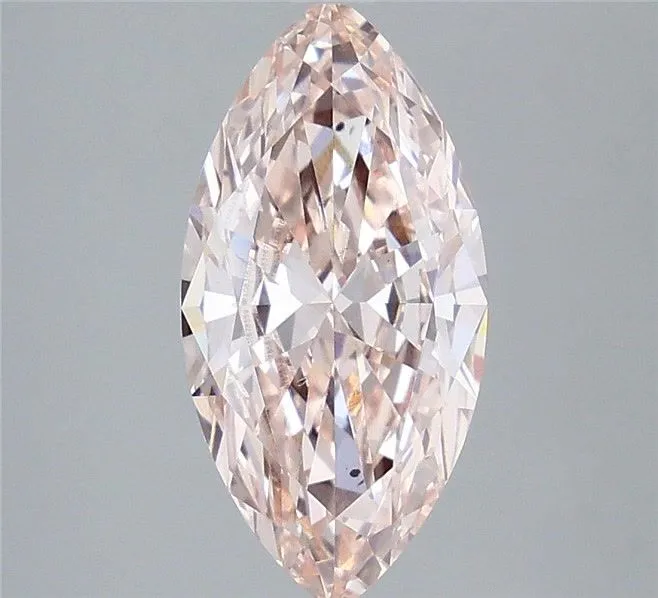 2.51ct MARQUISE Fancy Intense Pink VS2 Coloured Lab diamond