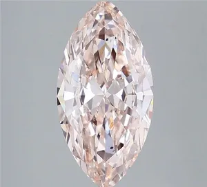 2.51ct MARQUISE Fancy Intense Pink VS2 Coloured Lab diamond
