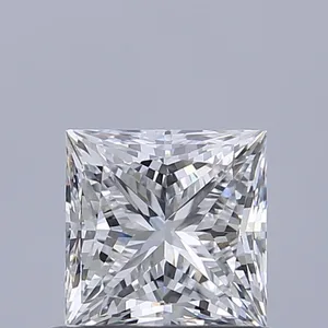 0.7ct PRINCESS D VVS2 Natural diamond