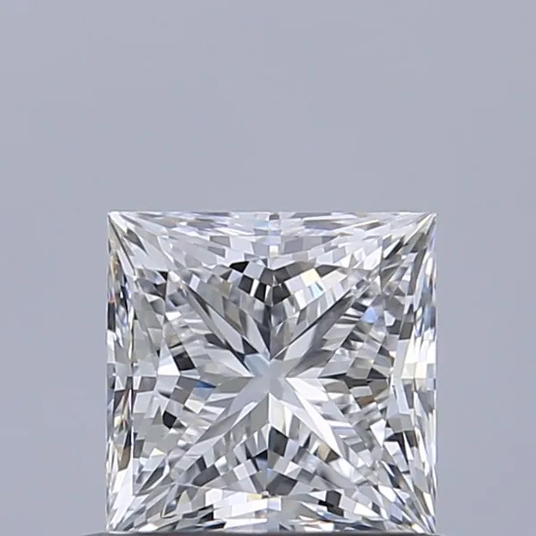 0.7ct PRINCESS D VVS2 Natural diamond