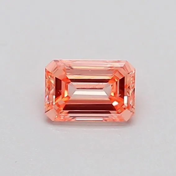 0.30ct PEAR Fancy Vivid Pink VS1 Coloured Lab diamond