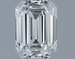 0.4ct EMERALD F VS2 Natural diamond