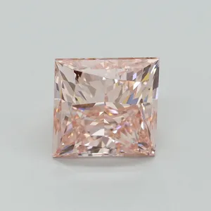5.08ct PRINCESS Fancy Intense Pink VS2 Coloured Lab diamond