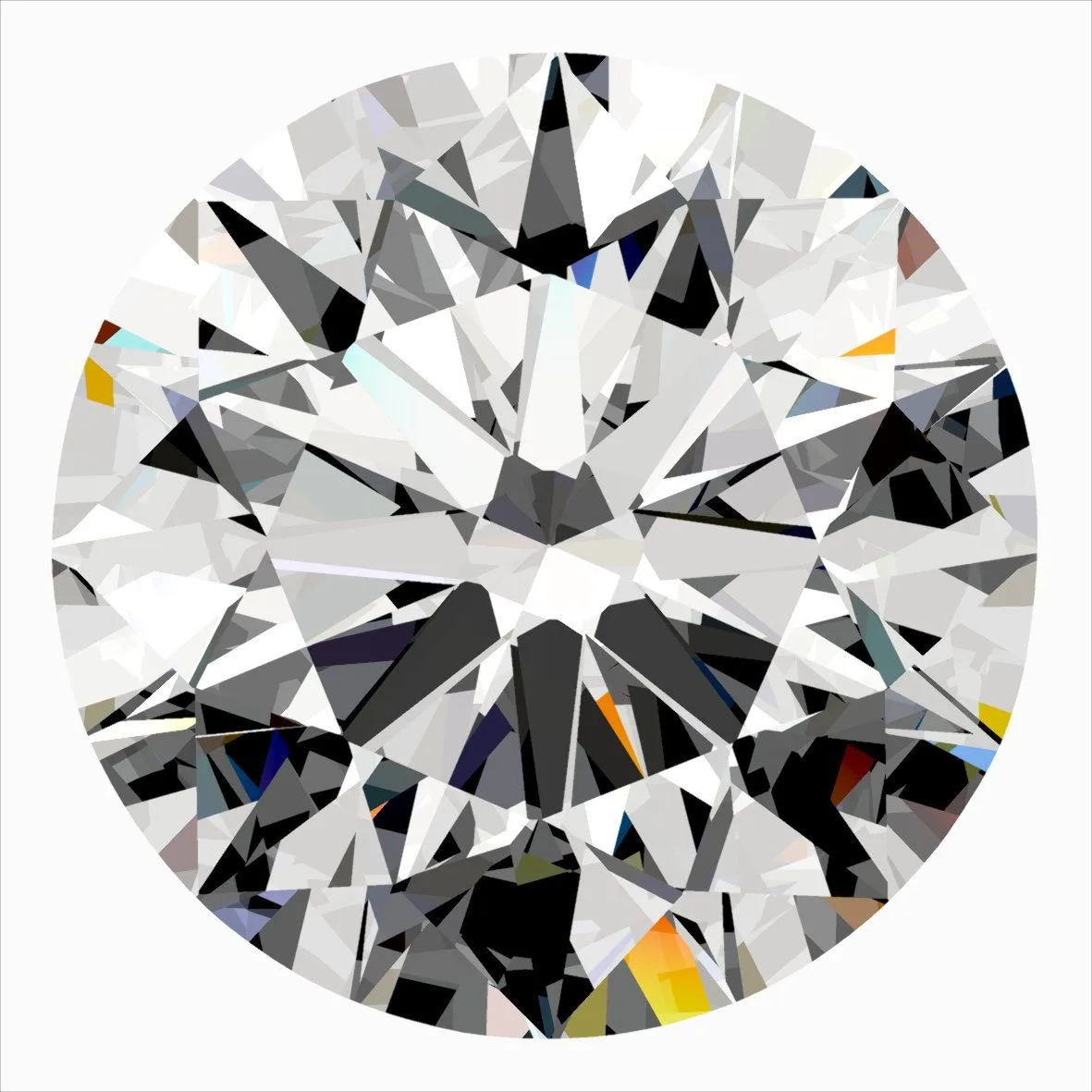 0.30ct ROUND H VVS1 Natural diamond