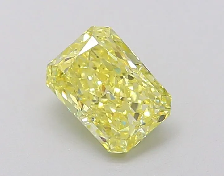 1.07ct RADIANT Fancy Intense Yellow VVS2 Coloured Lab diamond
