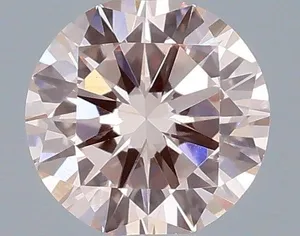 0.35ct ROUND Fancy Intense Pink VVS2 Coloured Lab diamond
