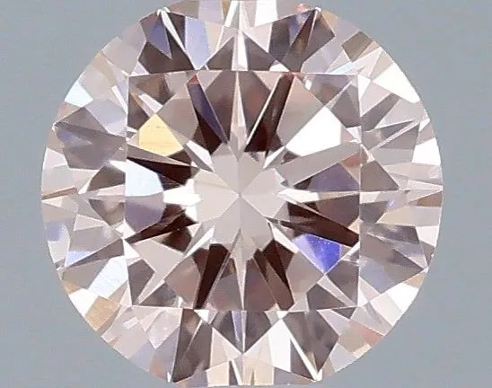 0.35ct ROUND Fancy Intense Pink VVS2 Coloured Lab diamond