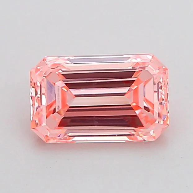 1.04ct EMERALD Fancy Intense Pink VVS2 Coloured Lab diamond